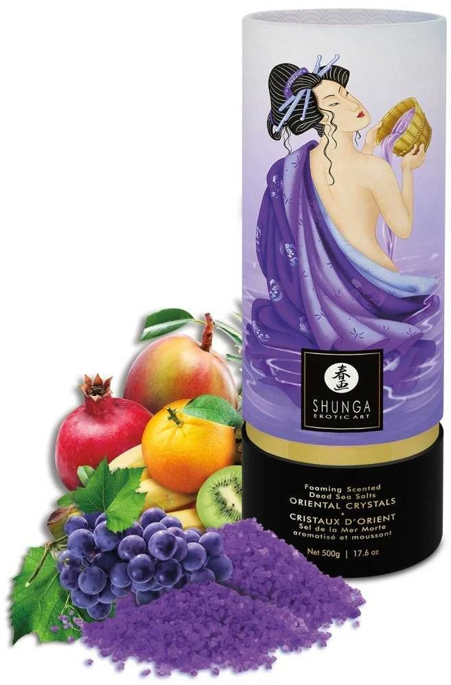 Shunga vonios druska Bath Salt Exotic Fruits 600 g