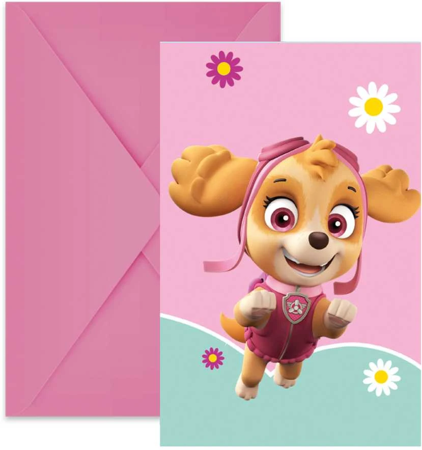 Globos Europe Bv Paw patrol Skye kvietimai