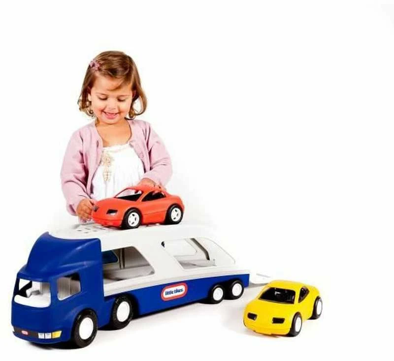 Little Tikes Didelis automobilinis sunkvežimis su priekaba + du automobiliai