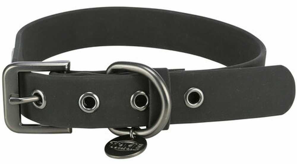 TRIXIE CityStyle antkaklis, PVC, XS-S 25-32 cm/20 mm, juodas