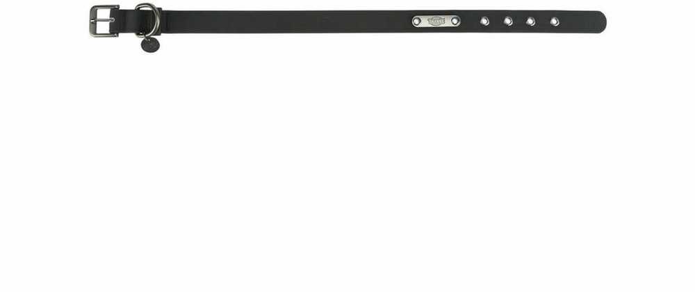 TRIXIE CityStyle antkaklis, PVC, XS-S 25-32 cm/20 mm, juodas