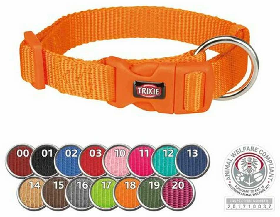 TRIXIE Premium antkaklis, L-XL 40-65cm/25mm, mėlynas