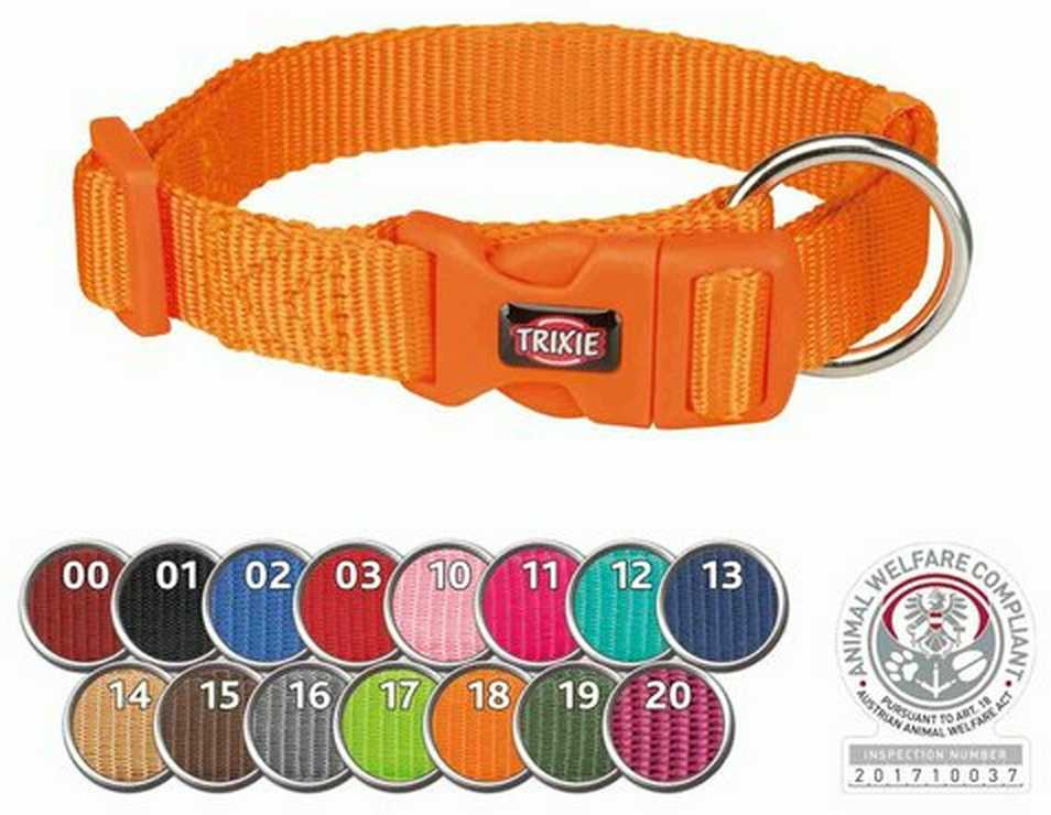 TRIXIE Premium antkaklis, S 25-40cm/15mm, raudonas