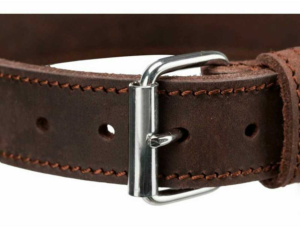 TRIXIE Rustic rieb. odos antkaklis, XS-S 27-34 cm/18 mm, tams. rudas