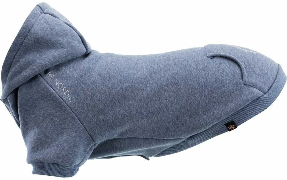 Trixie BE NORDIC Flensburg striukė su gobtuvu, mėlyna, M: 50 cm