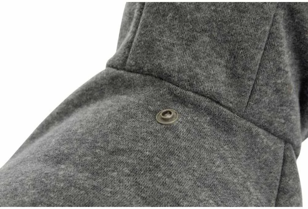 Trixie BE NORDIC Flensburg megztinis su gobtuvu, S: 33 cm, pilkas