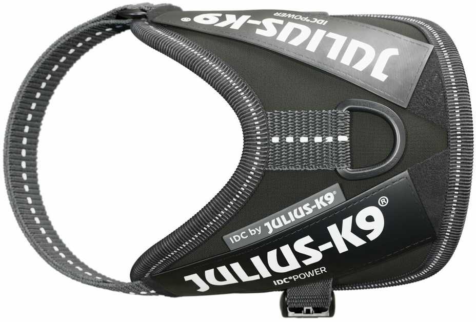 Trixie Julius-K9® IDC diržai, Baby 2 / XS – S: 33–45 cm / 18 mm, juodi
