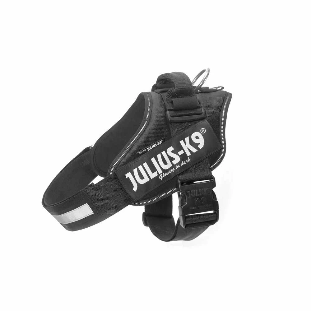 Trixie Julius-K9® IDC diržai, 1 / L: 63–85 cm / 50 mm, juodi