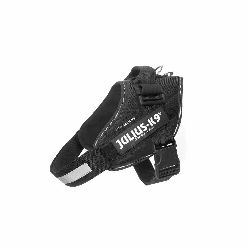 Trixie Julius-K9® diržai IDC, 0 / M – L: 58–76 cm / 40 mm, juodi