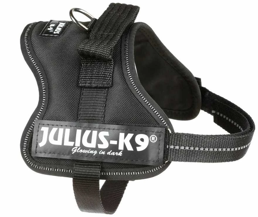 Trixie Julius-K9 diržai, Mini-Mini / S: 40-53 cm, juodi