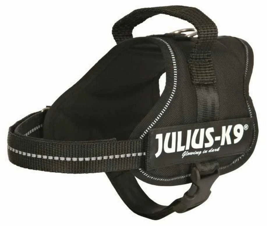 Trixie Julius-K9 diržai, Mini-Mini / S: 40-53 cm, juodi