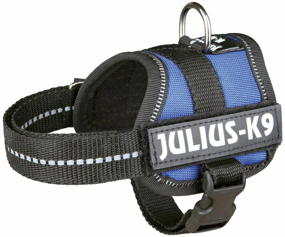 Trixie Julius-K9 diržai, Baby 1 / XS: 30–40 cm, mėlyni