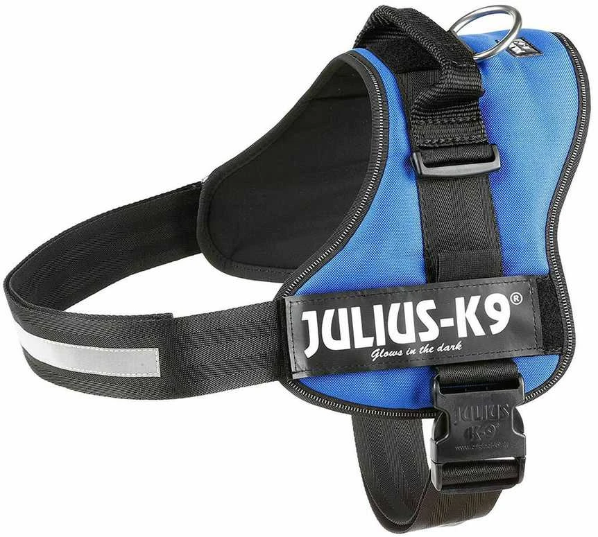 Trixie diržai Julius-K9 Gr. 0-3 - mėlyni XL