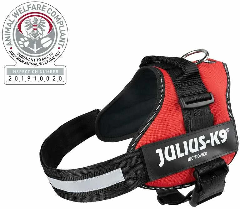 Trixie Petnešos Julius-K9, Mini/M: 51–67 cm, raudonos sp.