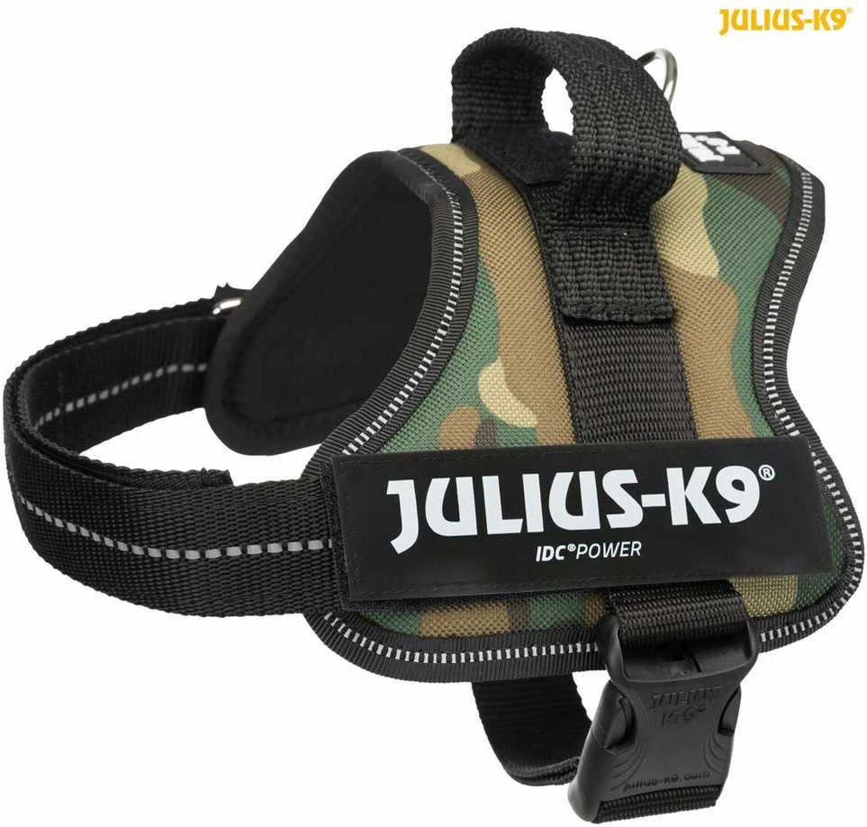 Trixie Julius-K9 diržai, Mini-Mini / S: 40-53 cm, kamufliažas