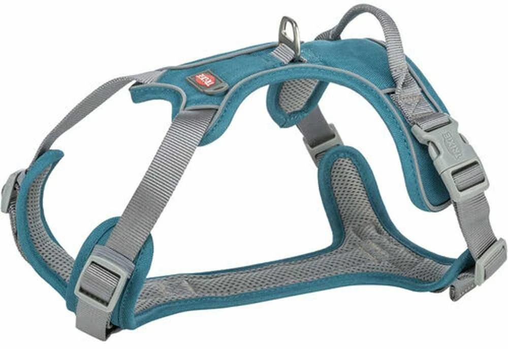 Trixie Premium Active szelki šuniui petrol XS–S: 30–40 cm/15 mm