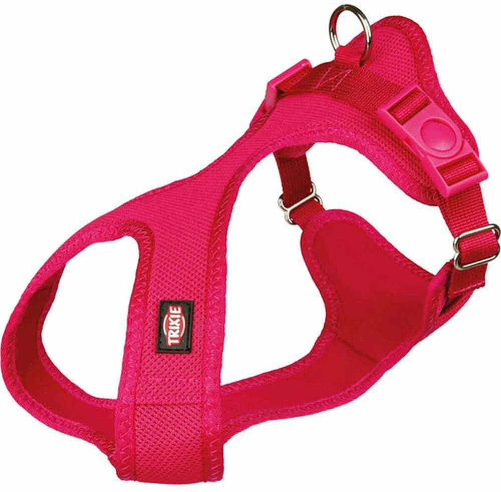 TRIXIE Comfort Soft touring petnešos, XS-S 30-45cm/15mm, fuksija