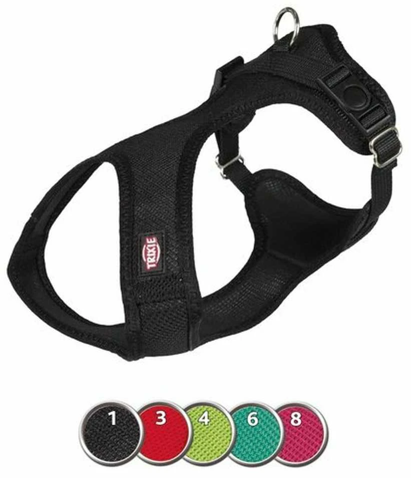 TRIXIE Comfort Soft touring petnešos, XS-S 30-45cm/15mm, fuksija