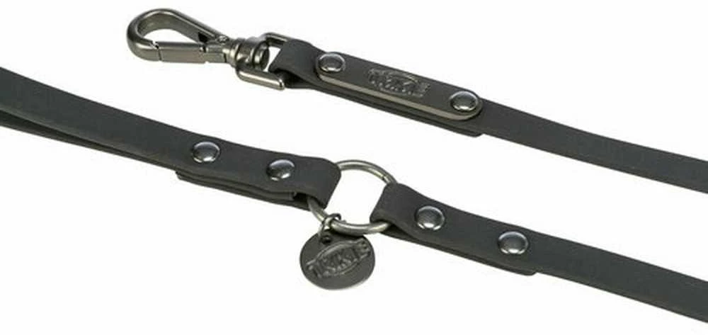 TRIXIE CityStyle pavadys, PVC, S-M: 1.20 m/13 mm, juodas