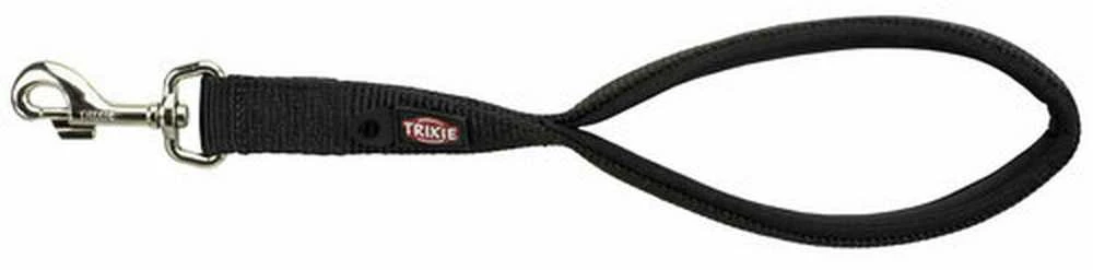 Trixie Premium trumpas pavadėlis - Juodas 2,5 cm M-XL