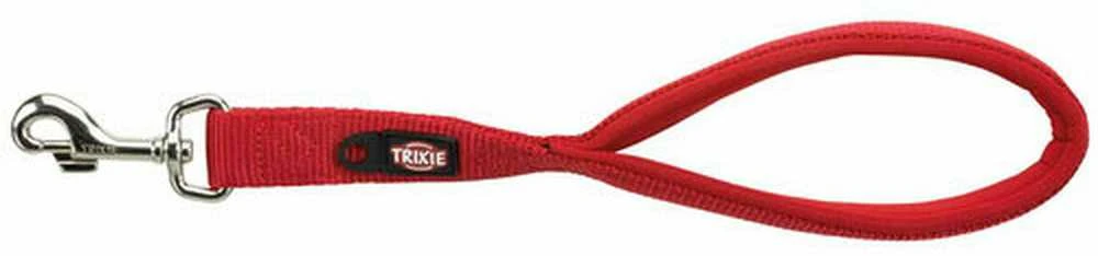 Trixie Premium raudonas trumpas pavadėlis, dydžiai M–XL: 37 cm/25 mm