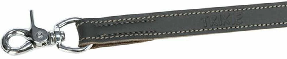 TRIXIE Rustic rieb. odos pavadys, M-L 1m/20mm, pilkas