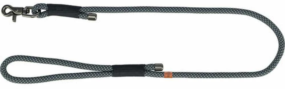 Trixie Soft Rope, smycz, šuniui, linka, juoda/pilka, XS–S: 1.20 m/o 6 mm