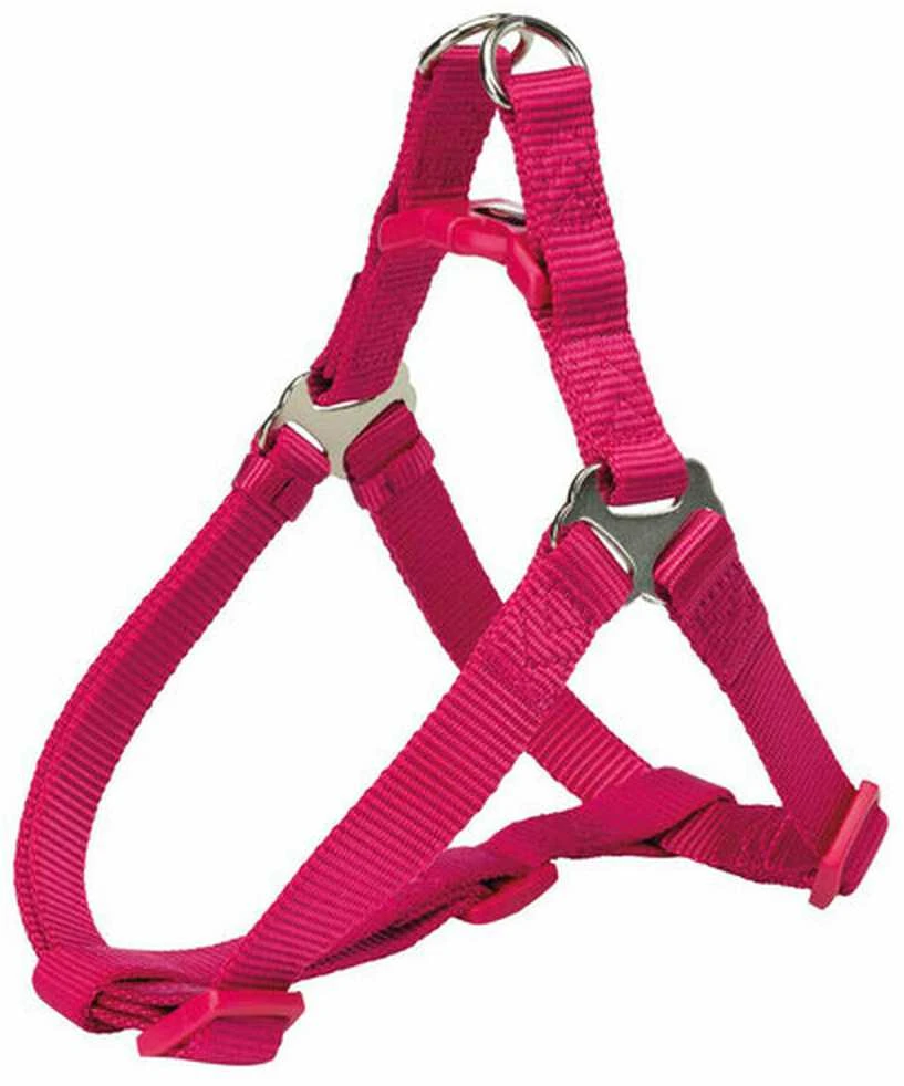 TRIXIE Premium One Touch petnešos, M 50-65cm/20mm, fuksia