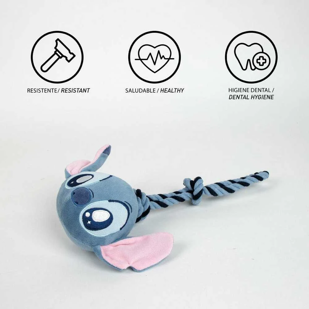 Šuns žaislas Stitch Mėlyna Poliesteris Medvilnė