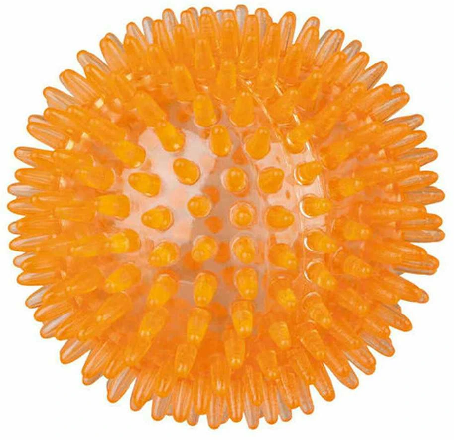 Trixie žaislas šuniui "kamuolys su spygliais", begarsis, TPR, 8 cm