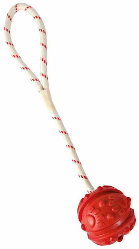 TRIXIE Aqua Toy kamuolys su virve, plūduriuojantis, natūrali guma, ø 7-35 cm
