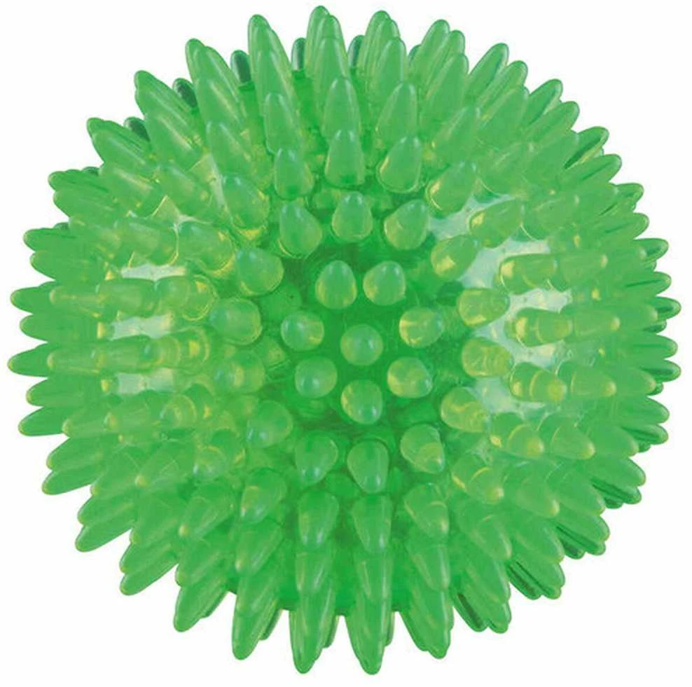 Trixie žaislas šuniui "kamuolys su spygliais", begarsis, TPR, 8 cm