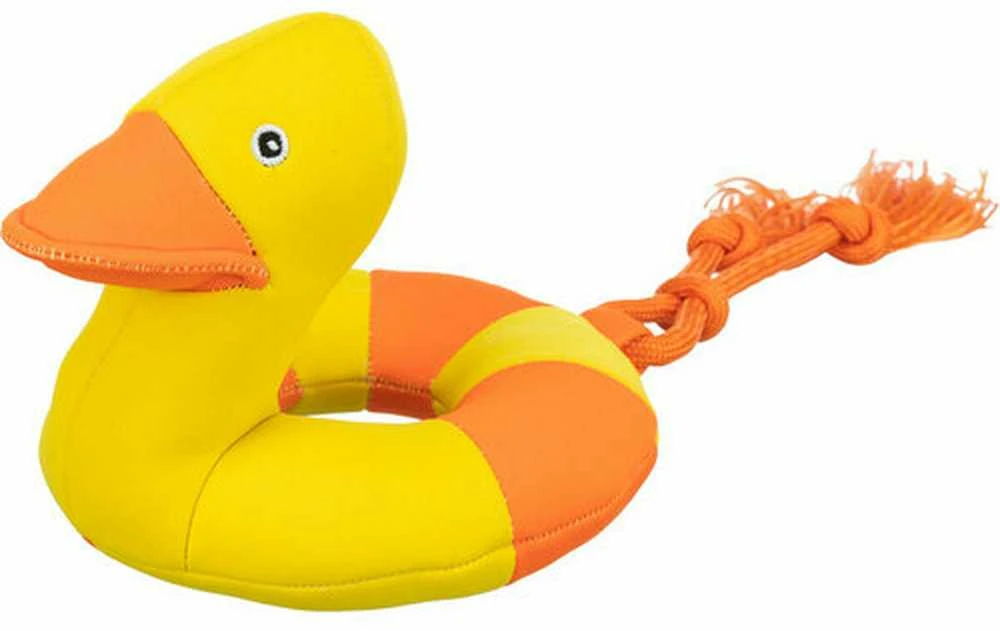 TRIXIE Vandens žaislas Antis su virve, 20 cm/36 cm