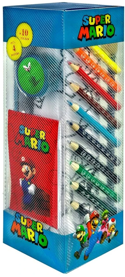 Nintendo Super Mario spalvinimo rinkinys iš 35 dalių