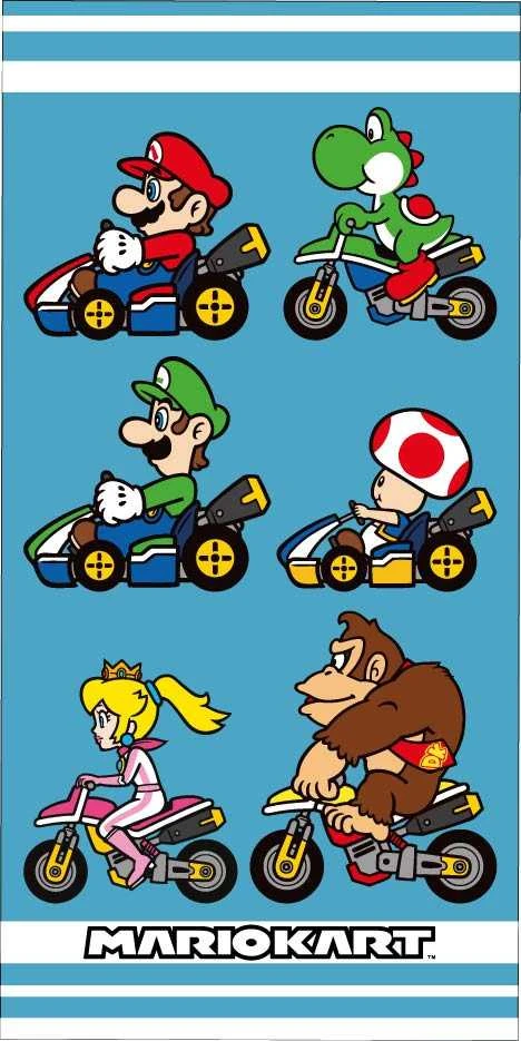 Carbotex Super Mario paplūdimys / vonios rankšluostis 70 x 140 cm