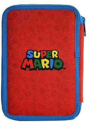 „Super Mario“ šuolio formos pieštukų dėklas su dviem sluoksniais