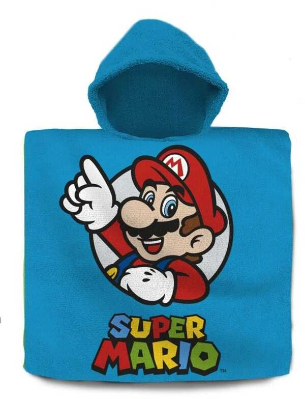 Rankšluostis Kids Licensing Super Mario Bros cotton poncho towel