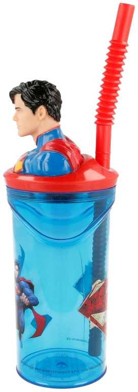 Supermeno 3D figūrėlė, šiaudinis puodelis, 360 ml