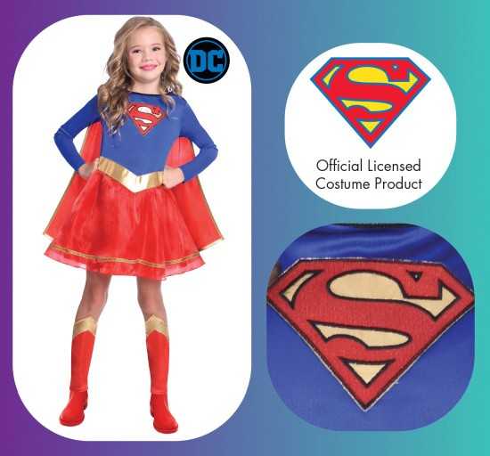 Amscan Supergirl kostume
