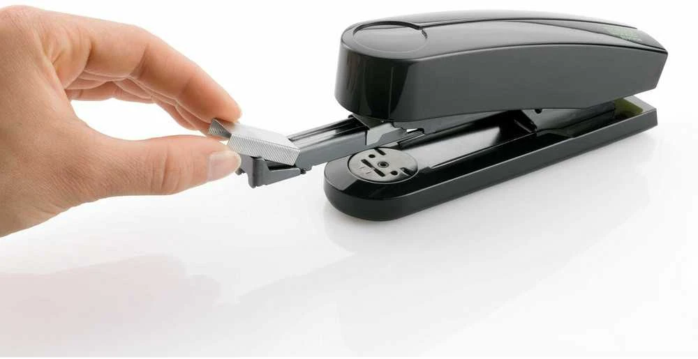 Novus B4 re+new, 40 lapų, Juoda, 24/6, 24/8, 26/6, 26/8, Metalas, Plastikas, 80 g/m², 6,5 cm