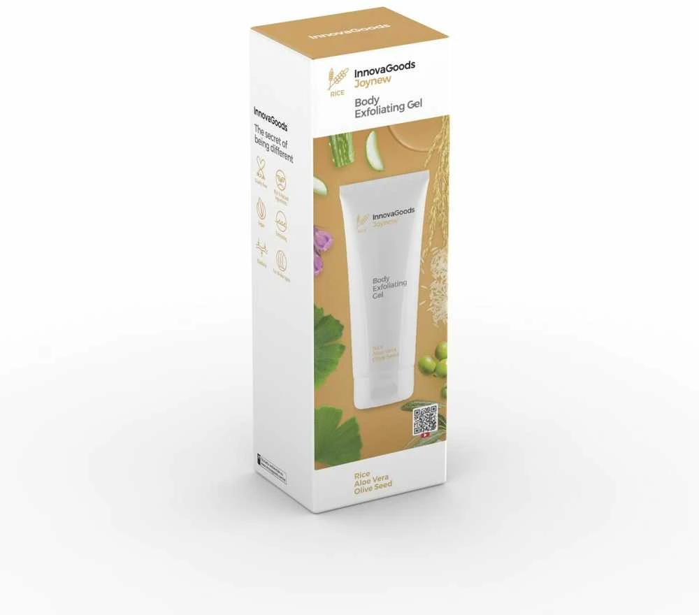 InnovaGoods šveičiamasis kūno gelis su ryžiais Joynew 200 ml