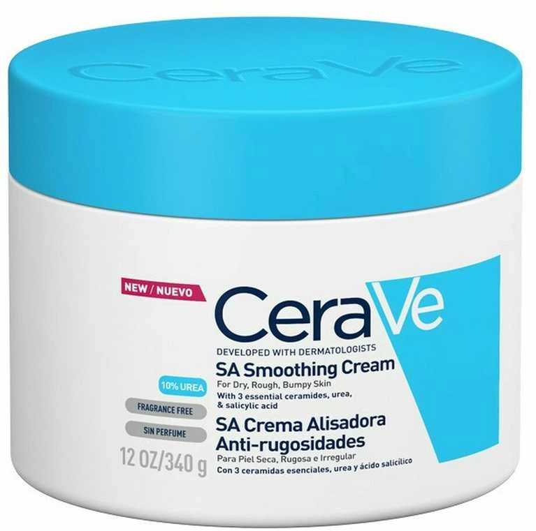 Veido kremas sausai ir šiurkščiai odai Cerave SA Smoothing Cream, 340 g