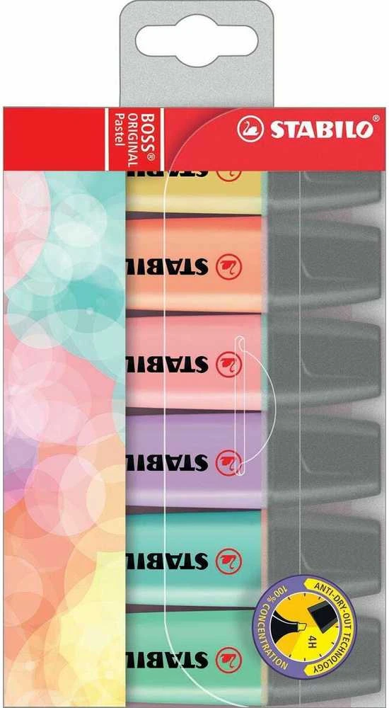 Stabilo Highlighter Boss pastelinis 6 spalvų dėklas (241292)