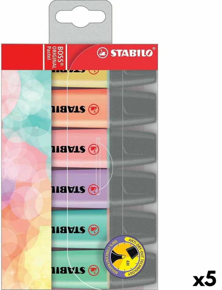 Stabilo Highlighter Boss pastelinis 6 spalvų dėklas (241292)