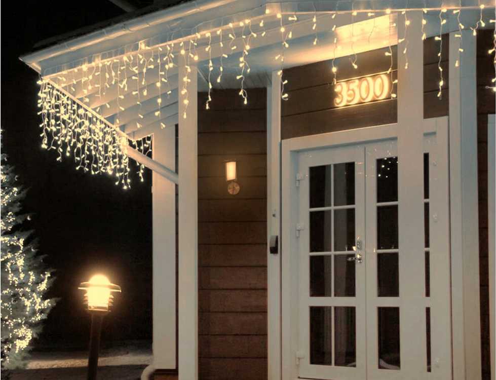 LED girlianda 300 šviesos diodų, 10 m, šaltai balta