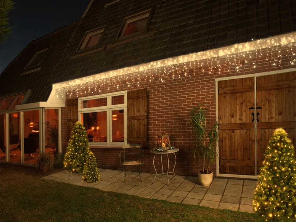 LED girlianda 300 šviesos diodų, 10 m, šaltai balta
