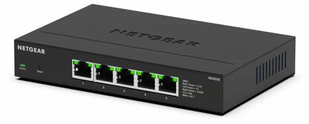 Šakotuvas Netgear 5 PORT 2.5G UM PLUS SWITCH - 5X 2.5G LAN