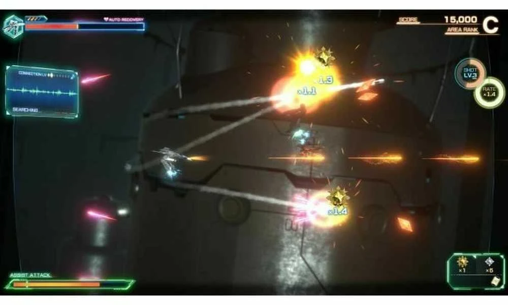 „MACROSS“ – šaudymo įžvalgos – „Nintendo Switch“