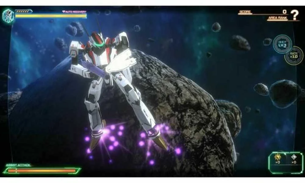 „MACROSS“ – šaudymo įžvalgos – „Nintendo Switch“