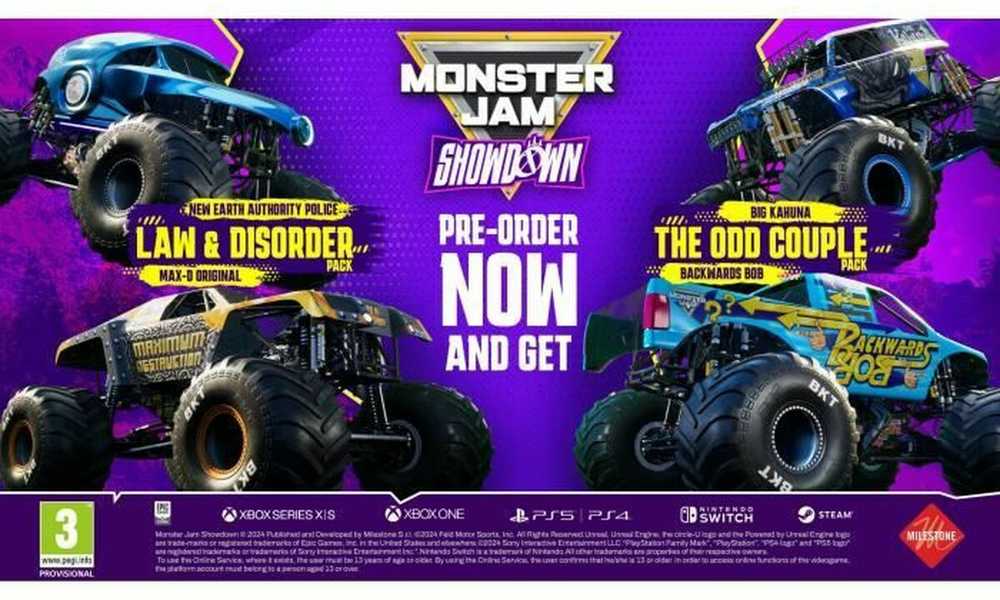 Switch vaizdo žaidimas Milestone Monster Jam Showdown - Day One Edition